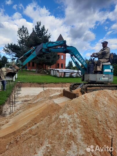 Услуги миниэкскаватора