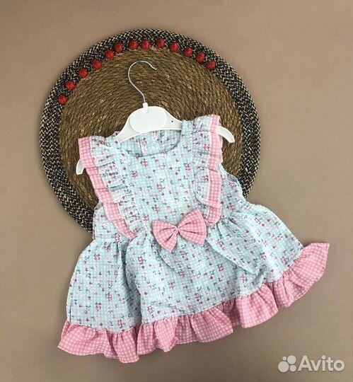 Платье для девочки 68 80 86