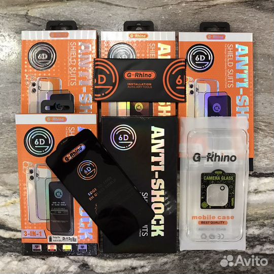 Набор 3в1 Стекло, Чехол, Стекло на камеру iPhone