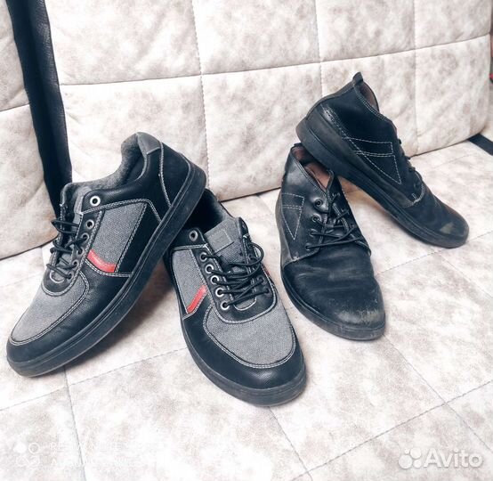 Обувь демисезонная ботинки кожа кеды текстиль 39