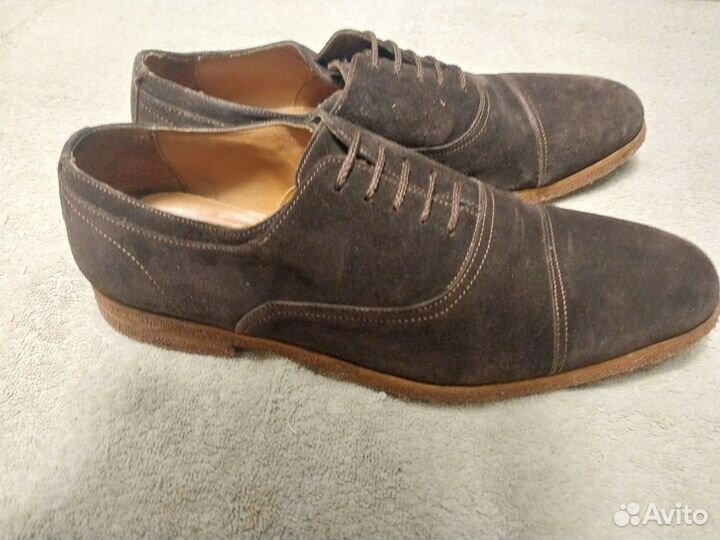 Massimo Matteo замшевые оксфорды Massimo Matteo