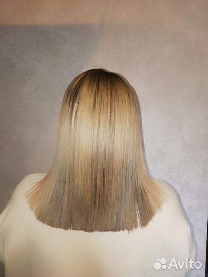 Кератиновое выпрямление волос