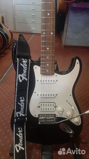 Электрогитара fender squier affinity strat HSS BLK