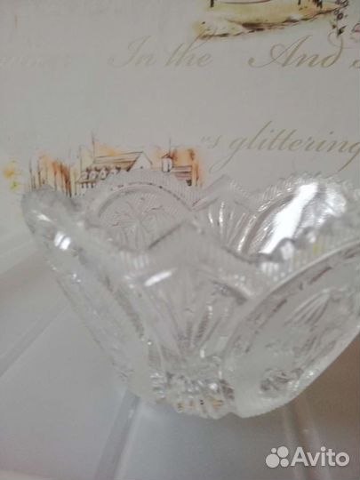 Салатник хрустальный