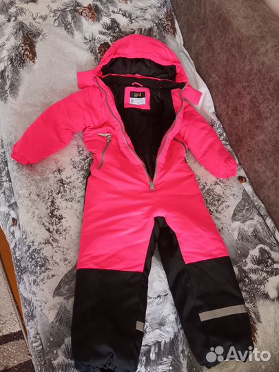 Зимний комбинезон для девочки 116