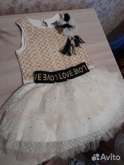 Платье для девочки 86 92
