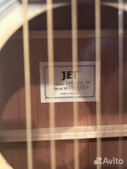 Электроакустическая гитара JET