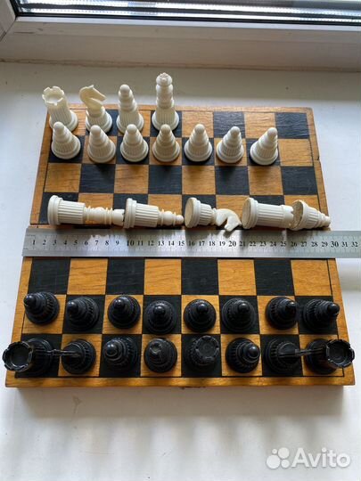 Шахматы СССР №10 карболитовые