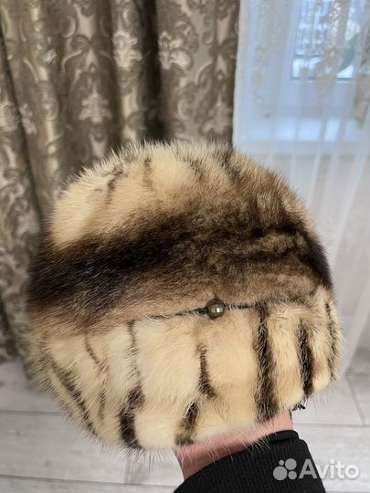 Шапка норковая женская