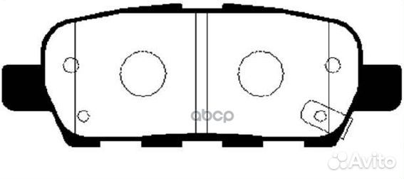 Колодки тормозные, задние (Старый ckss7) GK0981