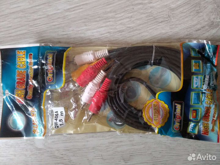 Межблочный Аудио кабель 3rca*3rca