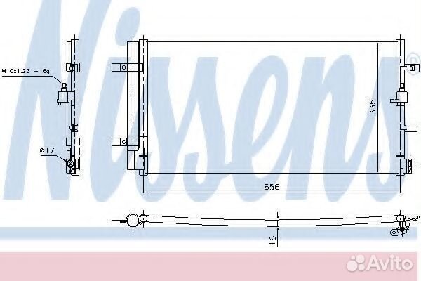 Конденсатор 940430 nissens