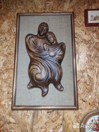 Картина панно из дерева