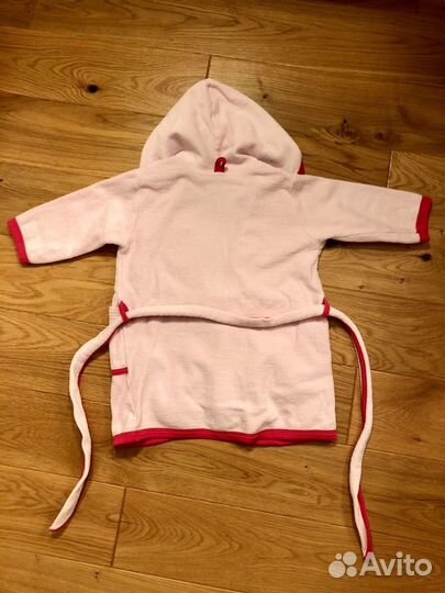 Халат домашний 98 и тапочки 25