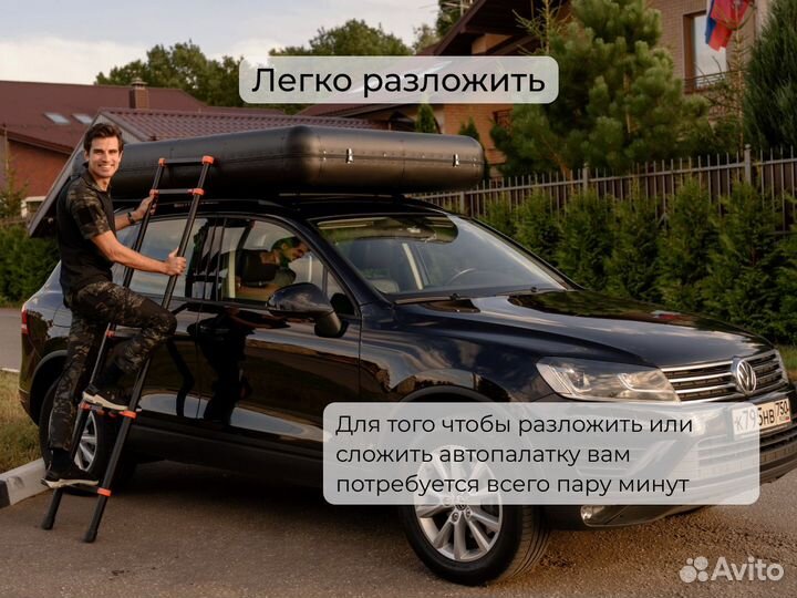 Палатка на крышу авто