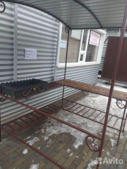 Беседка с мангалом