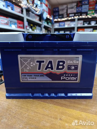 Аккумулятор 75 ач TAB Polar Словения
