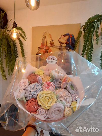 Букеты из зефира