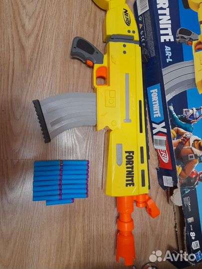 Бластер Nerf fortnite скар