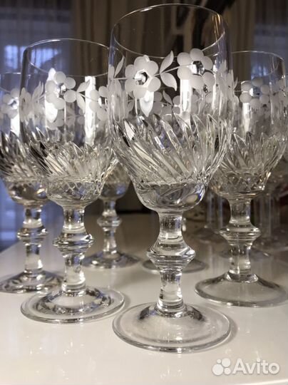 Хрустальные фужеры лзхс 