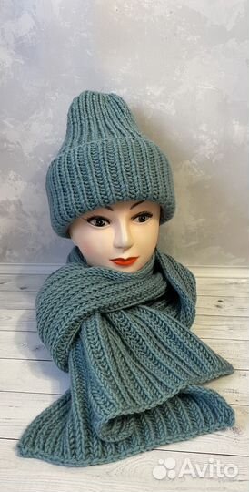 Набор шапка шарф женский