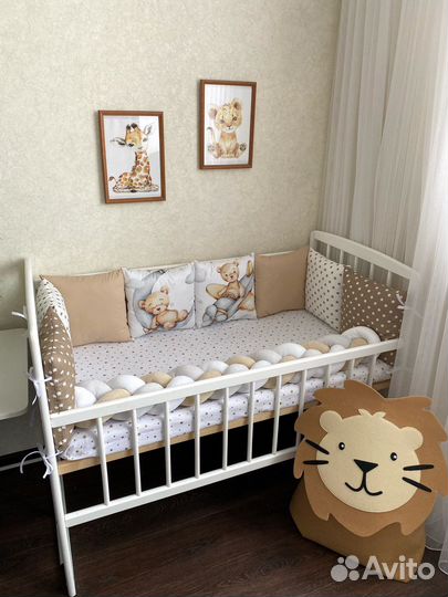 Бортики в детскую кроватку