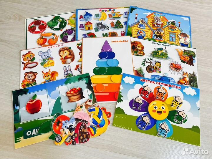 Развивающие игры на липучках