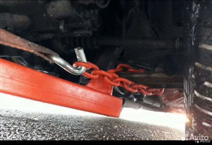 Жесткая сцепка для буксировки без второго водителя