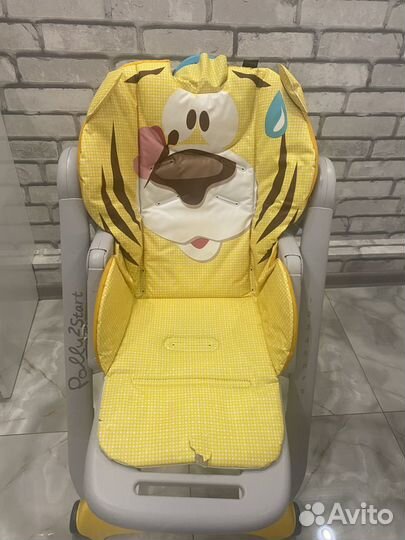 Стульчик для кормления chicco polly 2 start