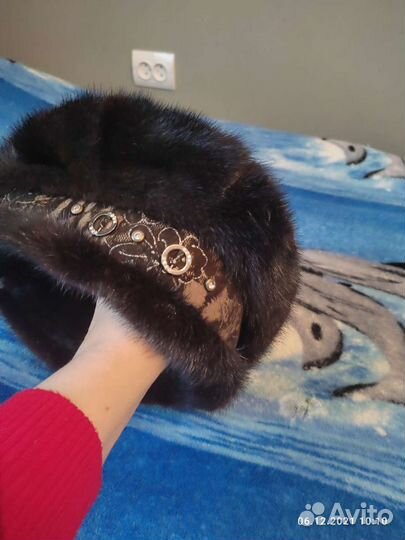 Берет норковый