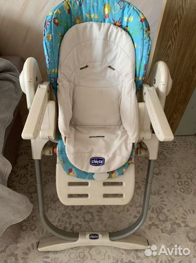 Стульчик для кормления chicco polly magic