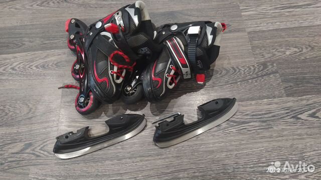 Коньки ролики 2 в 1