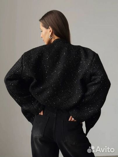 Блестящий бомбер куртка Zara новый S,M,L