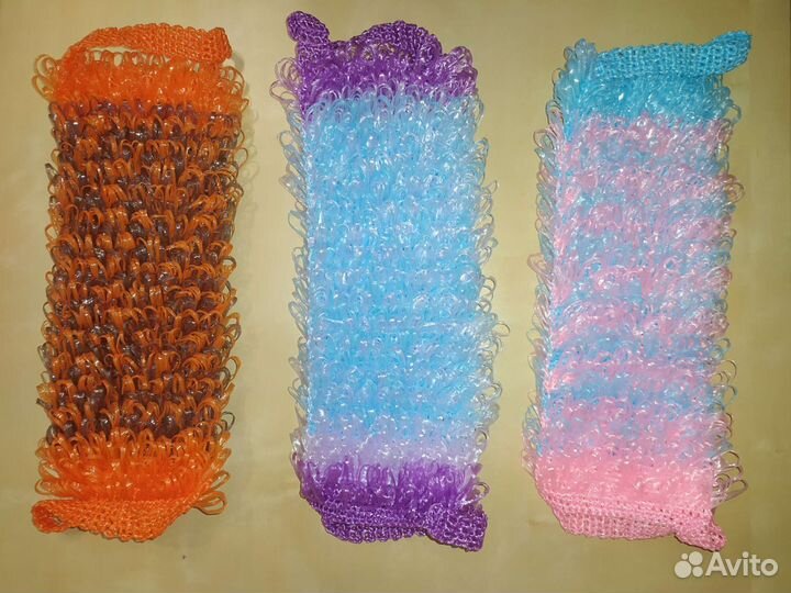 Мочалка ручной работы