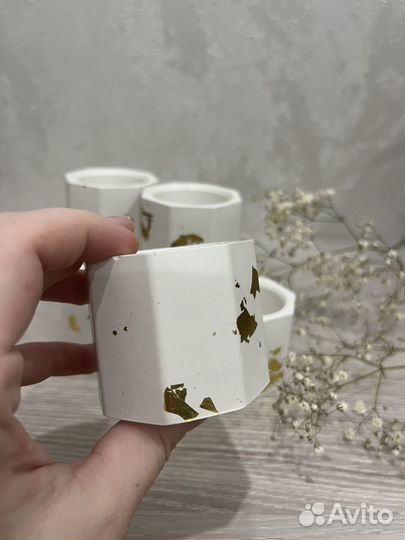 Подсвечник гипсовый