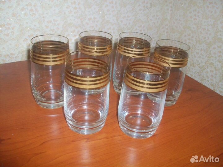 Стаканы Богемия, фужеры, рюмки, стопки СССР от