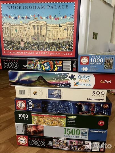 Пазлы Heye, Educa, Ravensburger, Clementoni, Trefl
