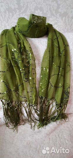 Восточный палантин с кистями