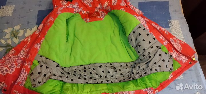Зимняя куртка на девочку на рост 116 см