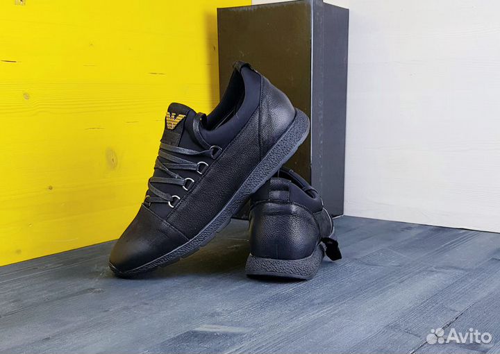 Armani кроссовки новые мужские