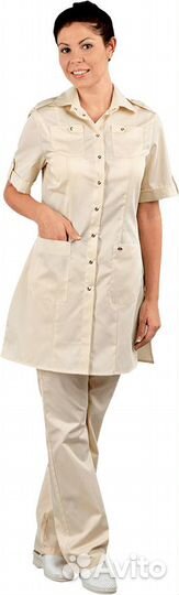 Женский медицинский халат 