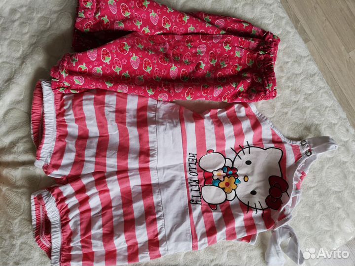 Вещи пакетом на девочку 74- 86