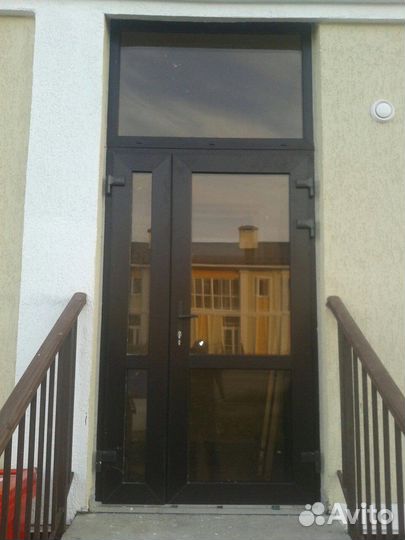 Входная группа, витражи