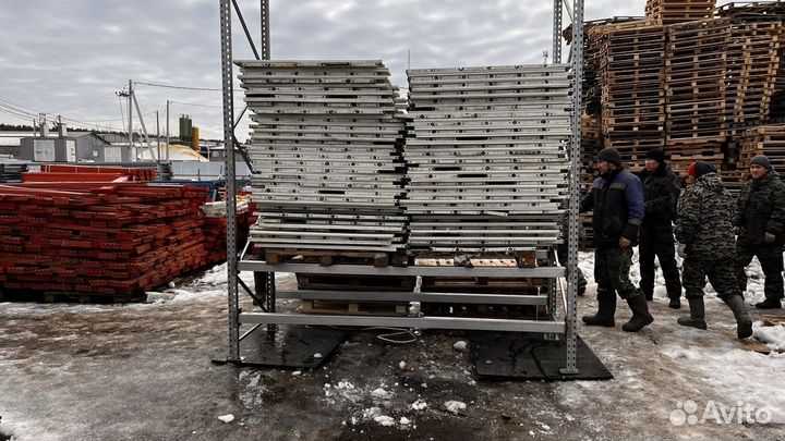 Складской стеллаж металлический сборный