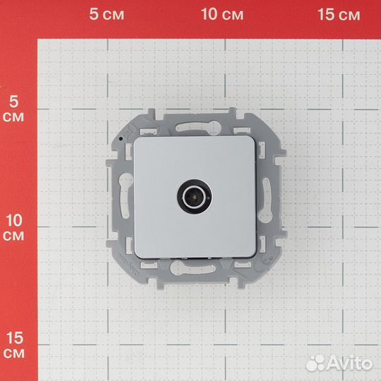 Розетка телевизионная 673852 одиночная скрытая уст