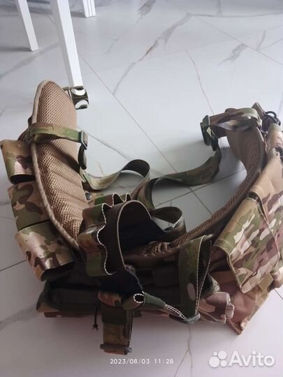 Тактический пояс с подсумками мультикам