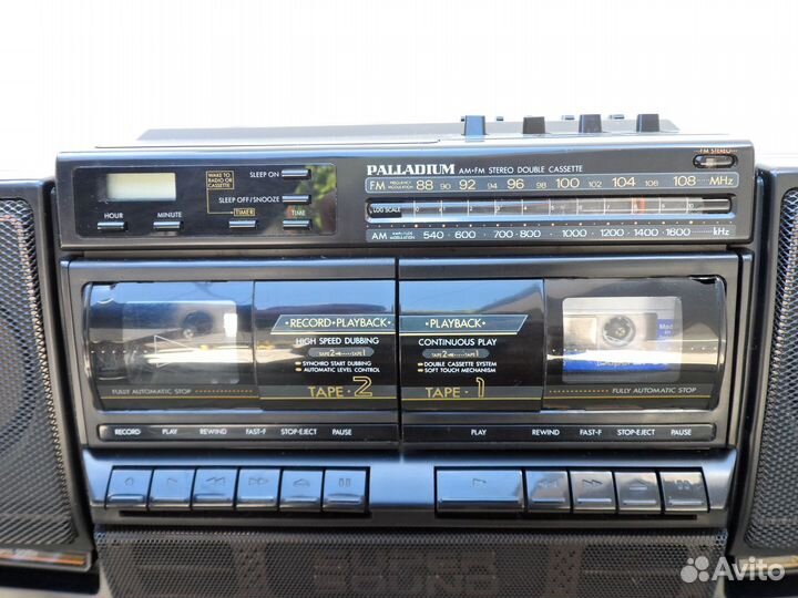 Двухкасетная магнитола паладиум
