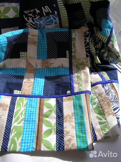 Покрывало стеганое хлопок ручная работа