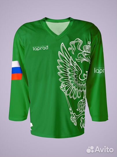 Хоккейный свитер (майка-цвет зеленый)