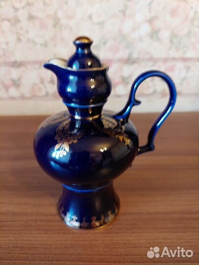 Посуда кобальт СССР «Бронницы», «Гжель»